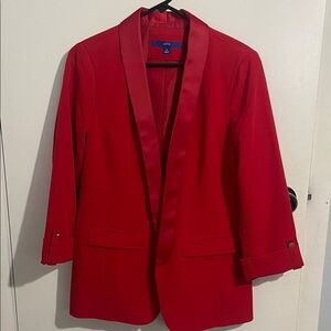 Apt. 9 Red Blazer Classic Professional Cut